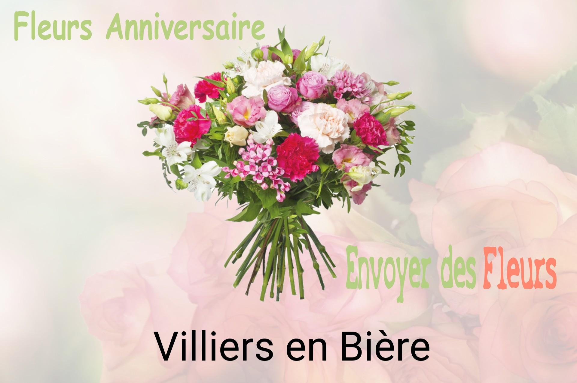 Bouquet de fleurs d’anniversaire livré à Villiers-en-Bière