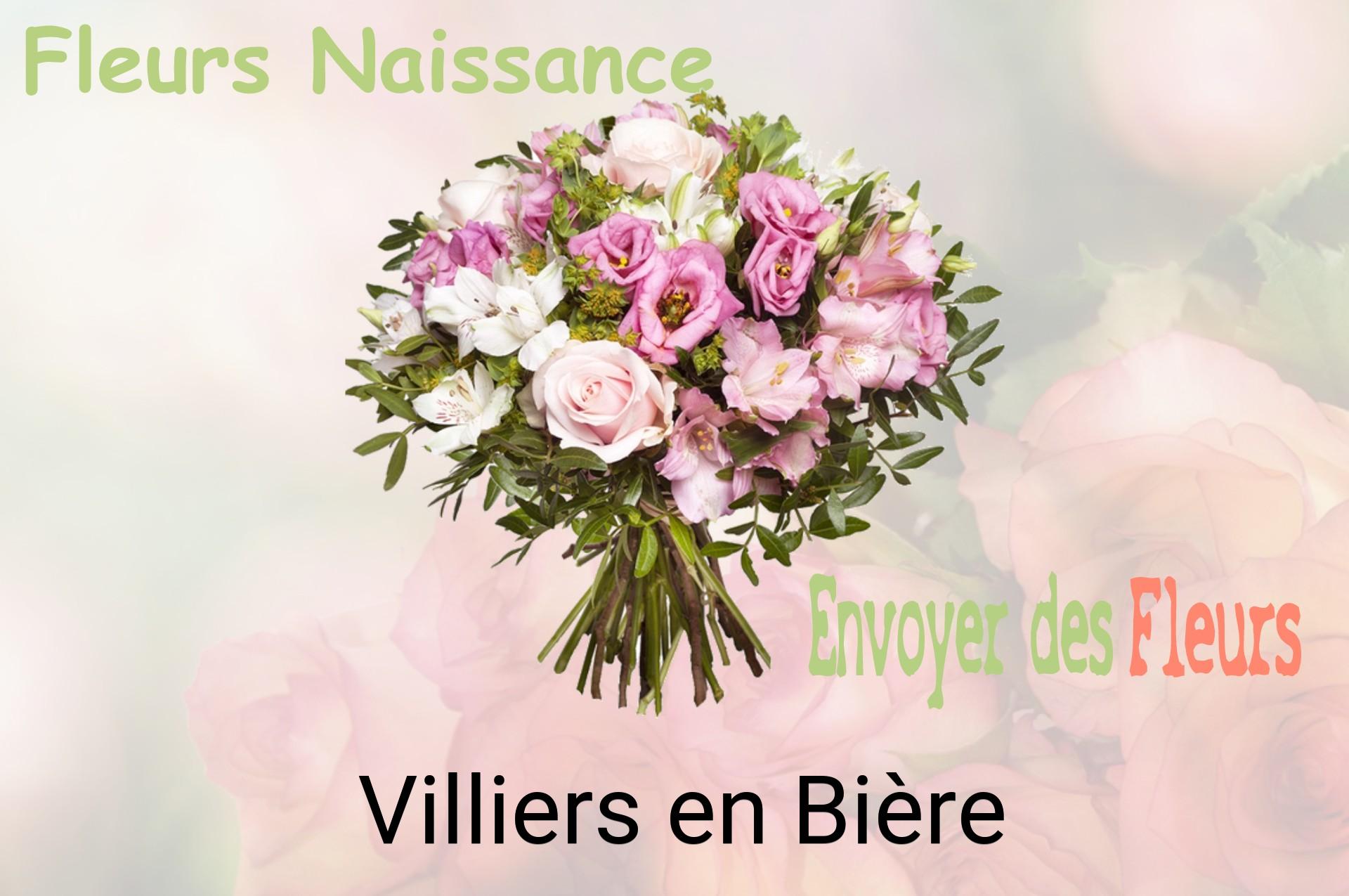 Bouquet de fleurs de naissance livré à Villiers-en-Bière