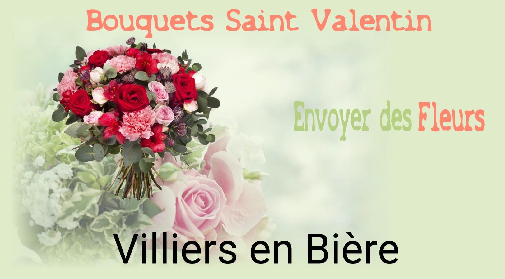 Roses de Saint-Valentin livrées à Villiers-en-Bière